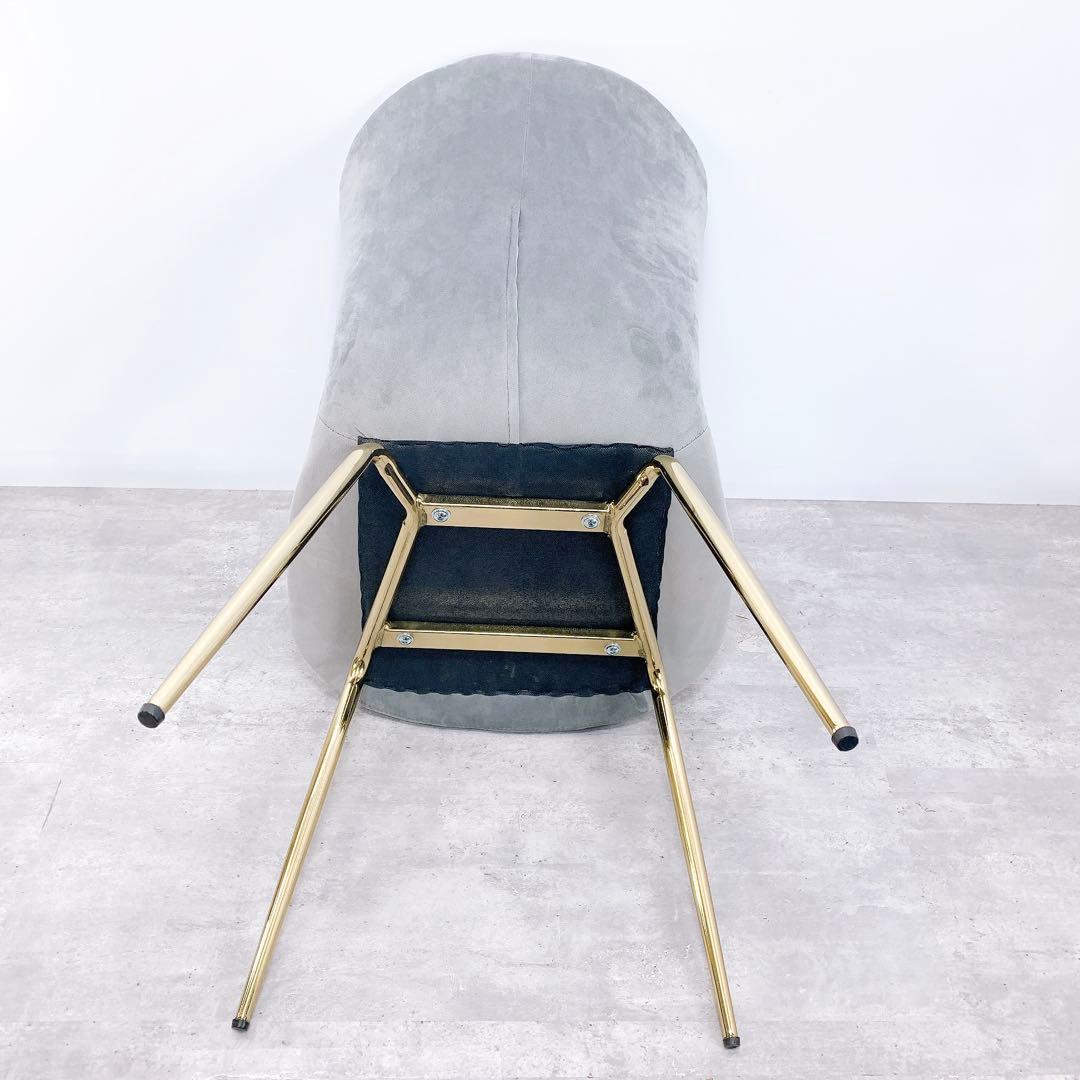 MIRAI-SHOW ダイニングチェア RA-DN-023 2個セットベロア調