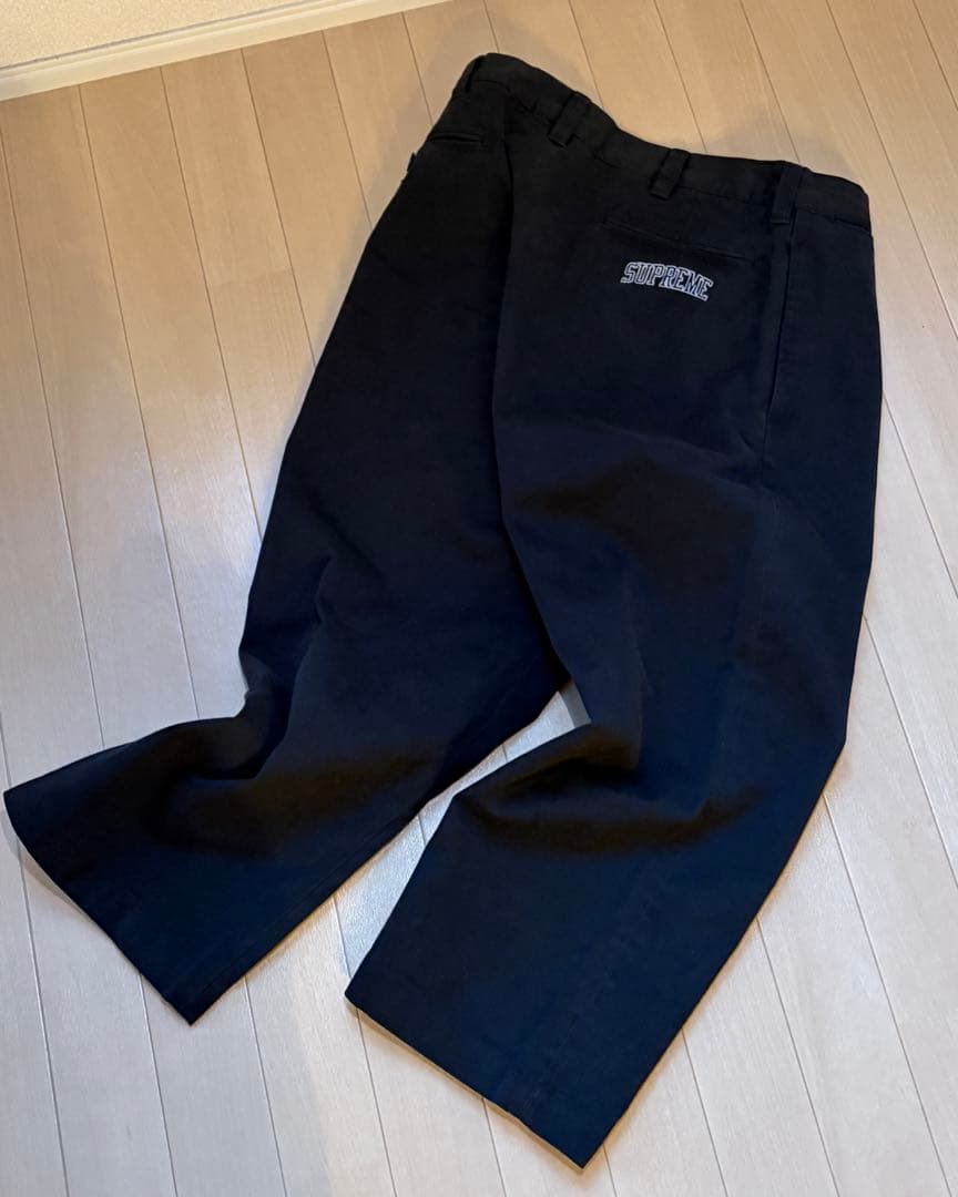 Supreme Chino Pant 30 Black 24fw チノパン