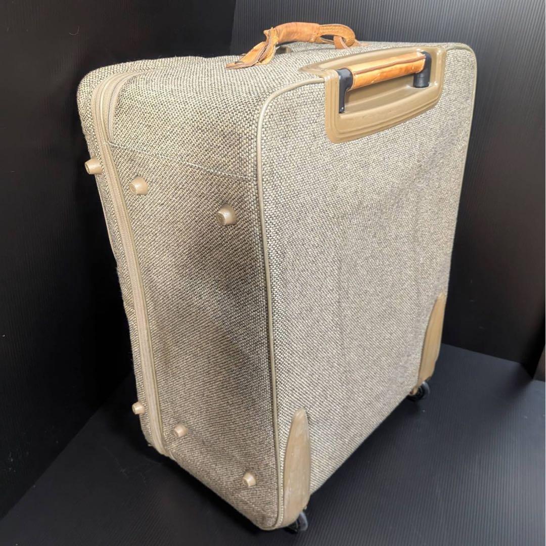 希少サイズ ハートマン ツイードキャリーケース 2輪 拡張機能付 大容量 レア