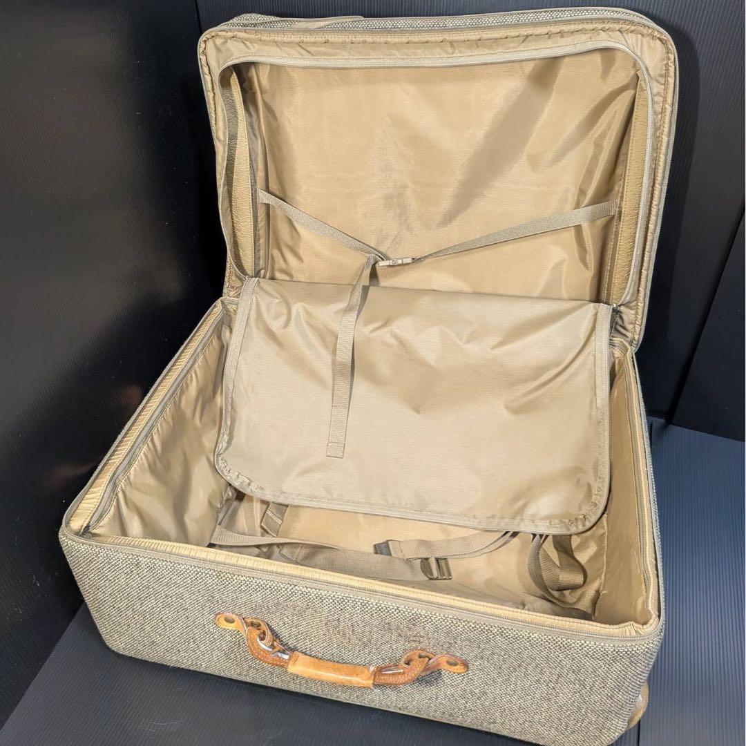 希少サイズ ハートマン ツイードキャリーケース 2輪 拡張機能付 大容量 レア