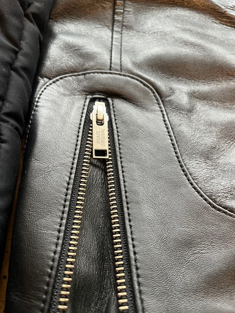 ROARS ORIGINAL ベストレザーシャーリング革袖 希少モデルMサイズ