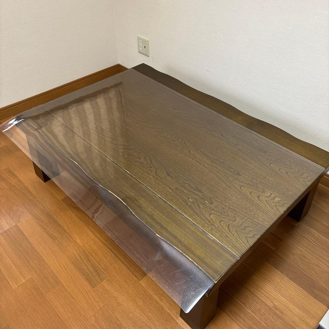 送料、設置込み！テーブルマット付き！長方形こたつ 木製 アンティーク