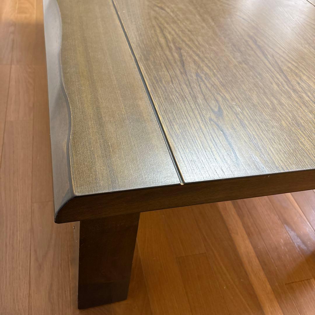 送料、設置込み！テーブルマット付き！長方形こたつ 木製 アンティーク