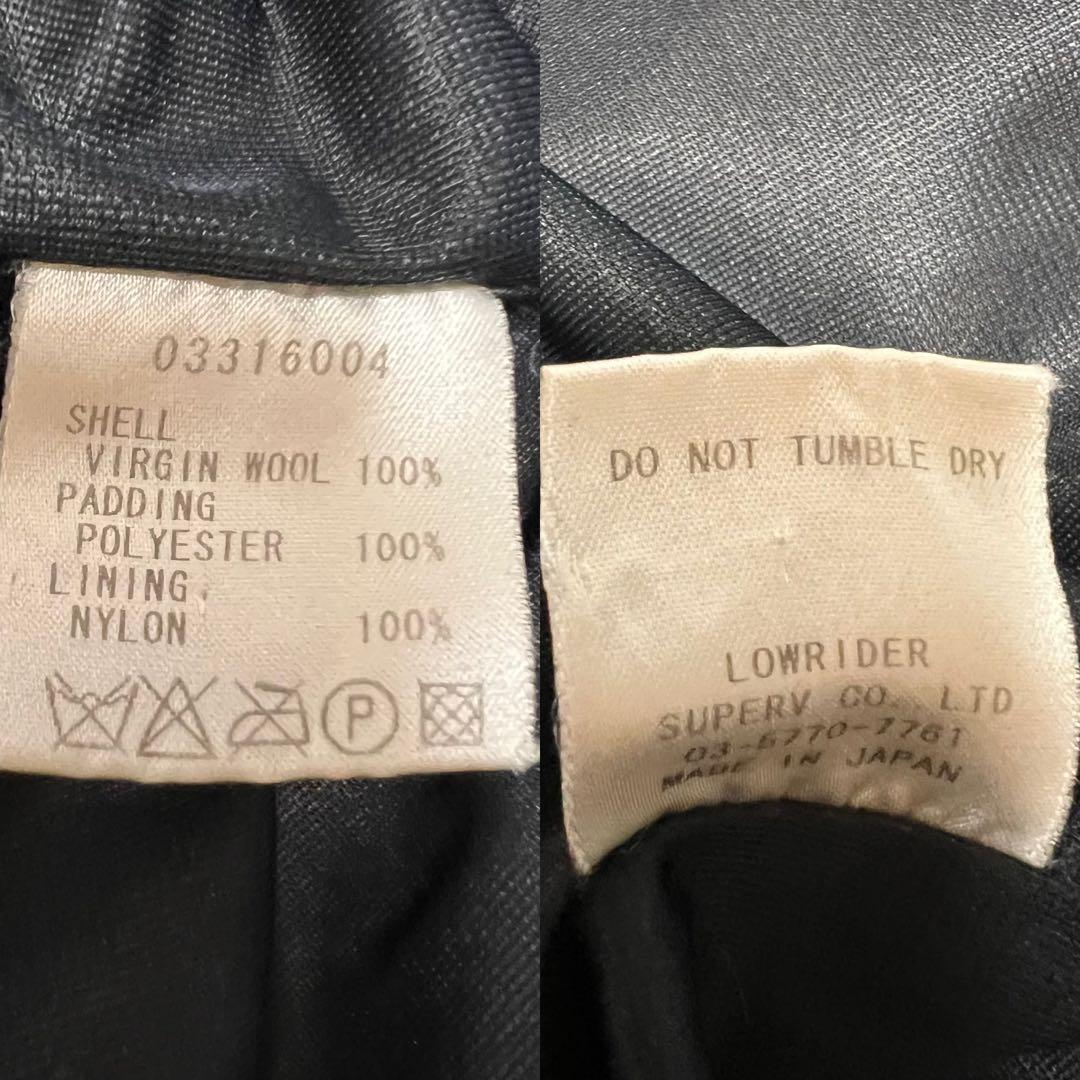 ローライダーxハリスツイード　シングルライダースツイードチェックジャケット