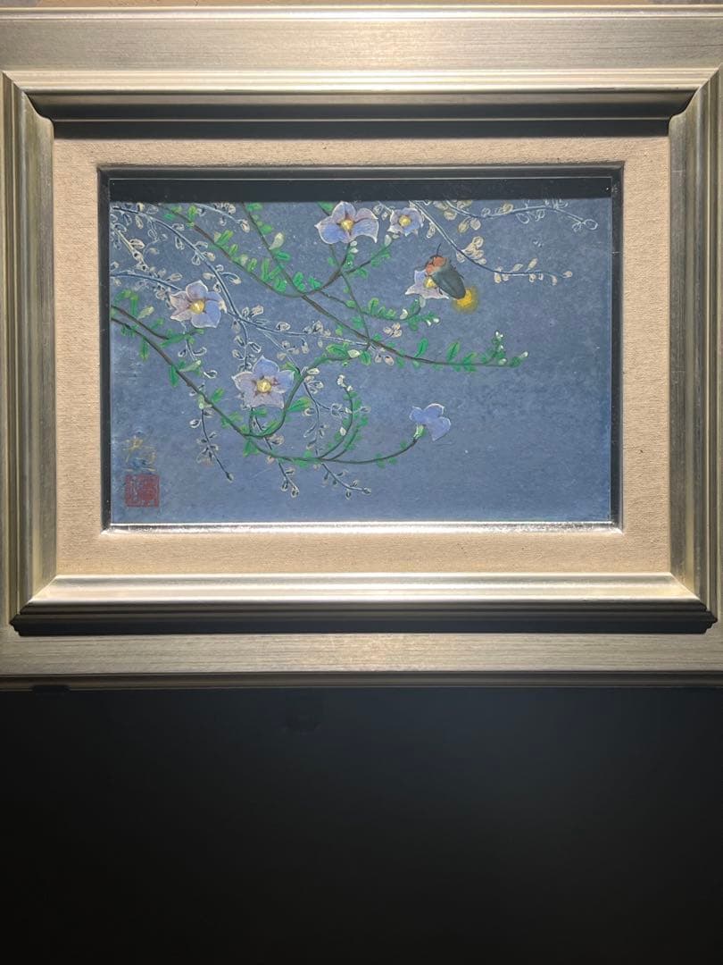 鈴木孝一【涼夏】肉筆日本画　正光画廊