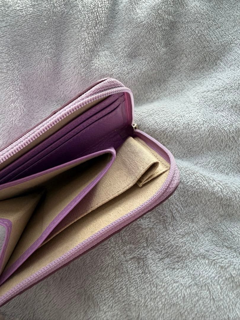 ATAO ミリモ クラリティ ヒーリングラベンダー 折り財布 パープル