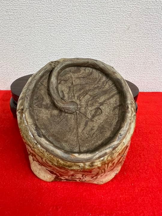 古美術·万古焼蓮の花型盃洗 ·茶道具·お湯呑F1