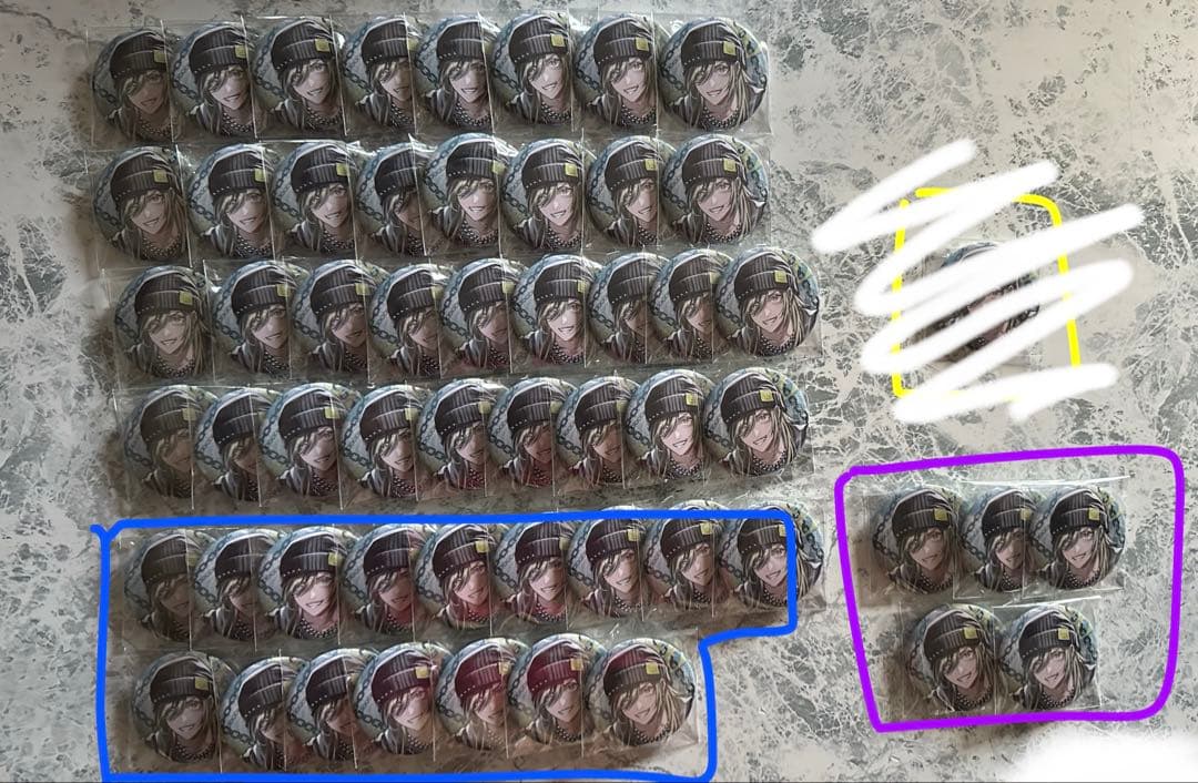 いれいす 缶バッジ EGO1ST 55点セット 悠佑