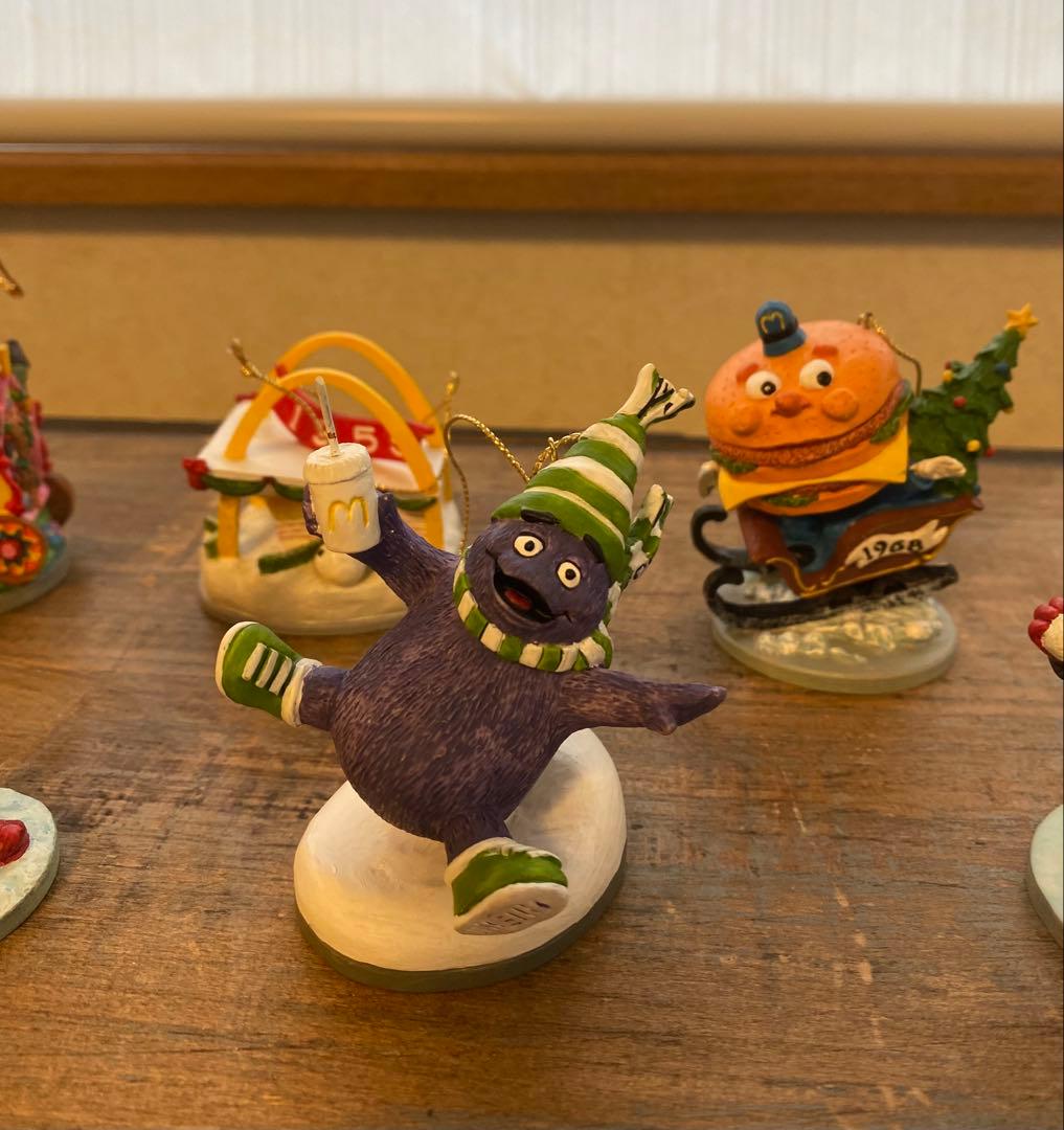 マクドナルド クリスマスオーナメント　8体セット　フィギュア