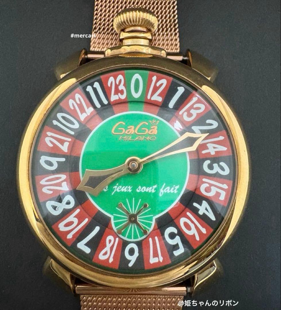 GAGAMILANO マヌアーレ48 手巻き　カジノルーレット