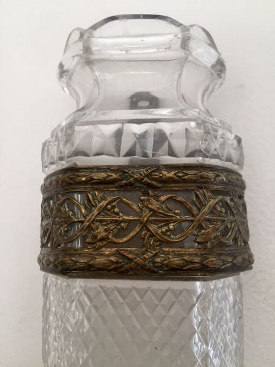 激レア フランス 小さな ヤドリギ ウォール ガラスの花器