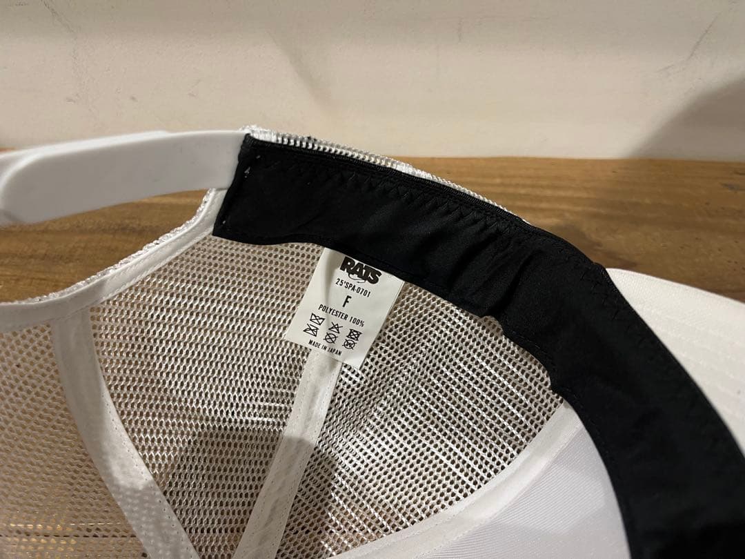 RATS WAY OF LIFE MESH CAP 新品未使用 25ss 白