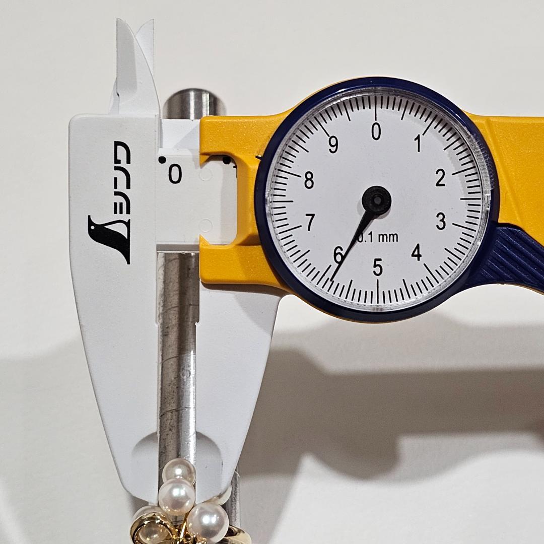 1678 ミキモトパールリングK18YGイエローゴールド9号