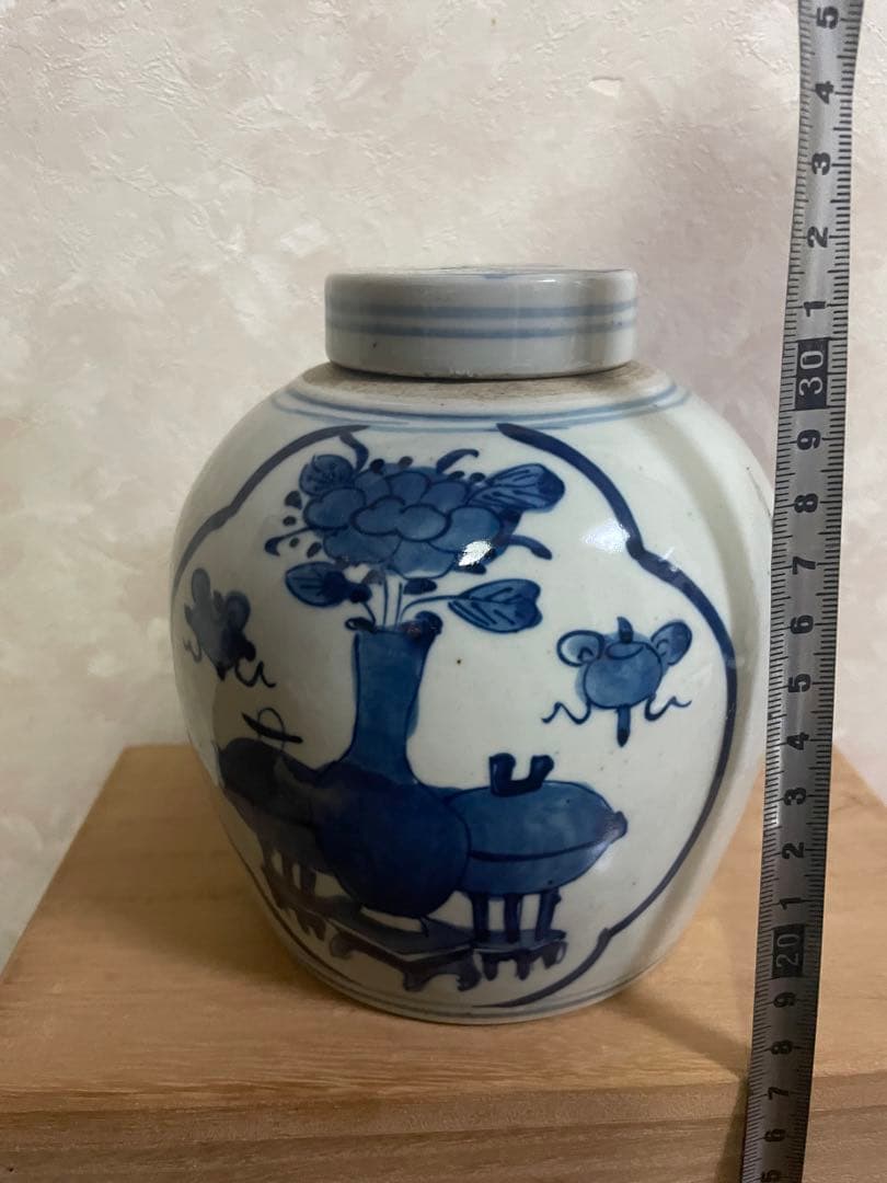 古渡　染付　白磁　壺　唐物　中国　古美術　骨董　青花　花瓶