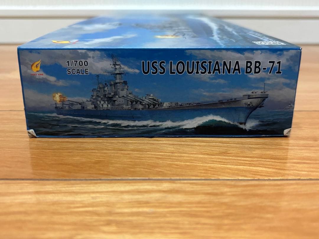ベリーファイア 1/700 アメリカ海軍 戦艦 BB-71 ルイジニア 訳あり