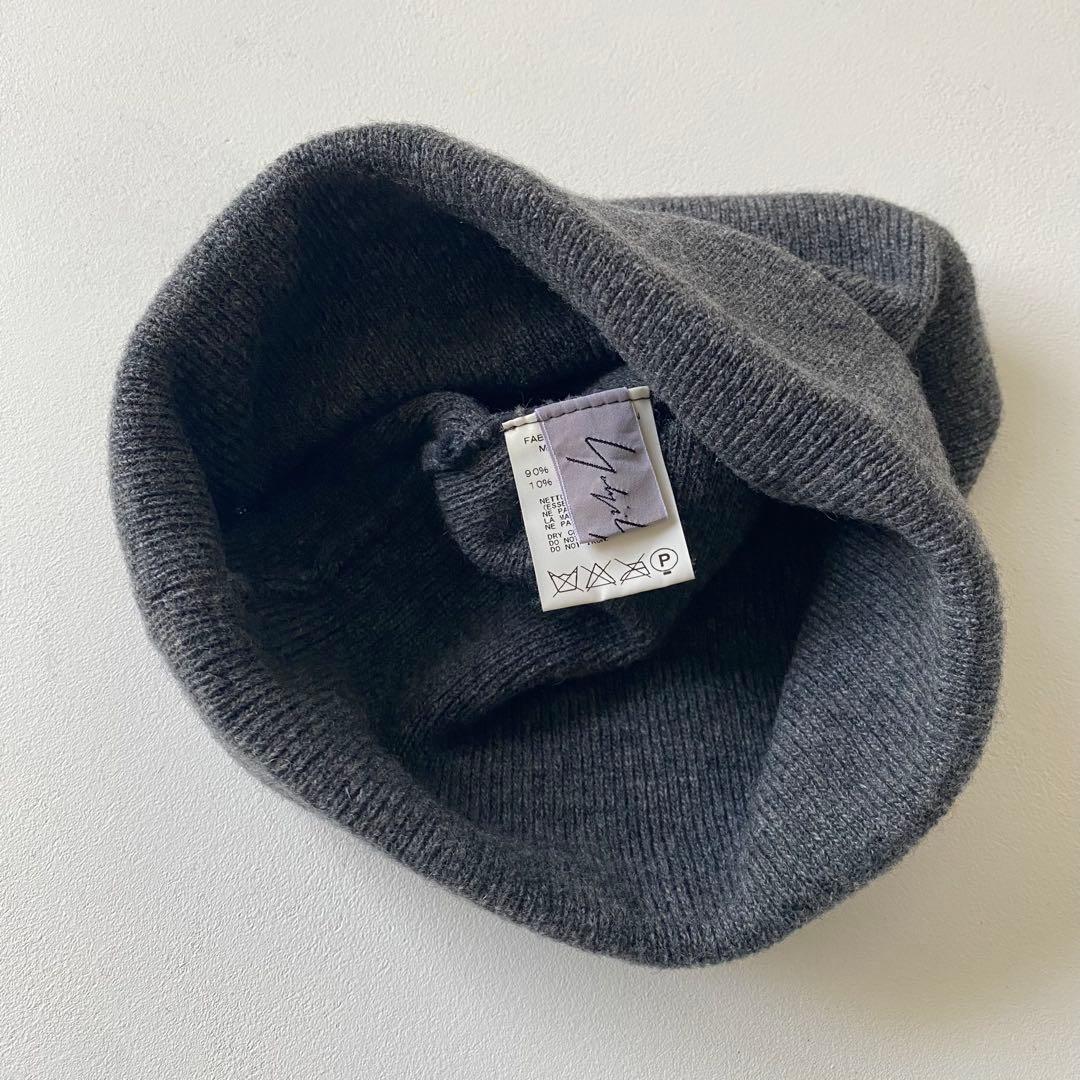 【新品】yohji yamamoto ニット帽　ビーニー　ヨウジヤマモト