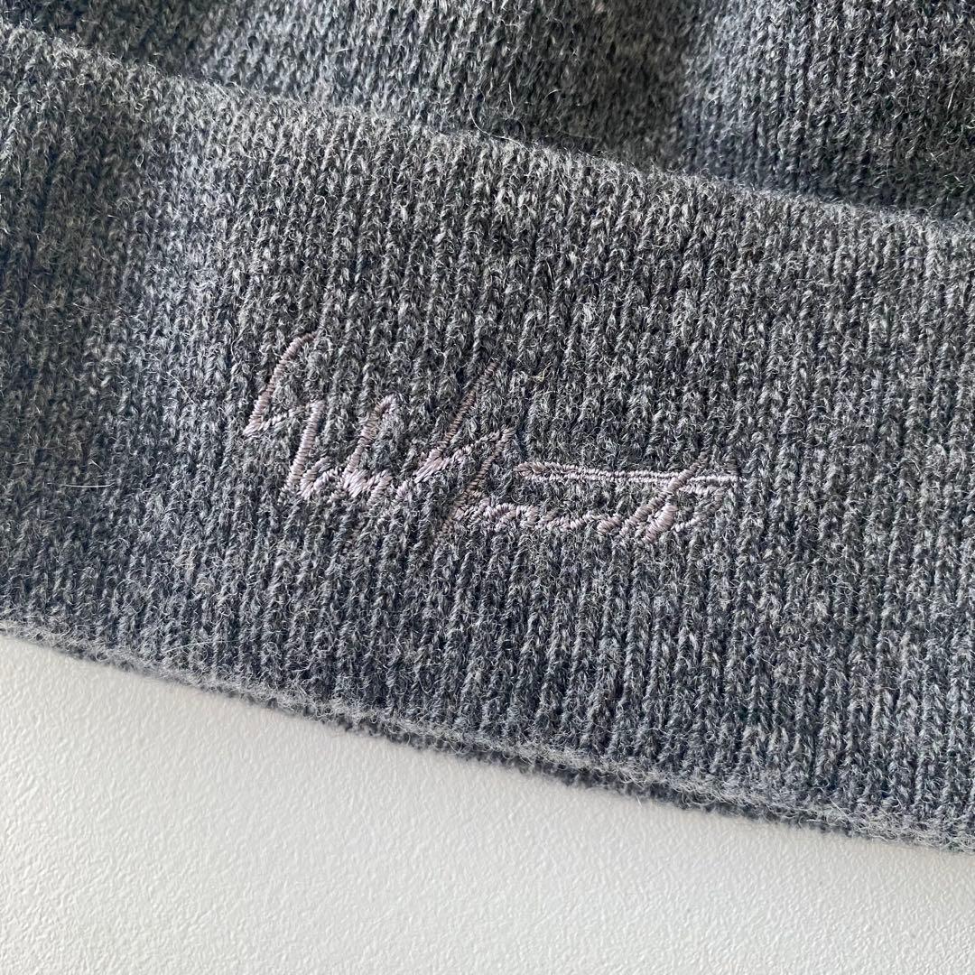 【新品】yohji yamamoto ニット帽　ビーニー　ヨウジヤマモト