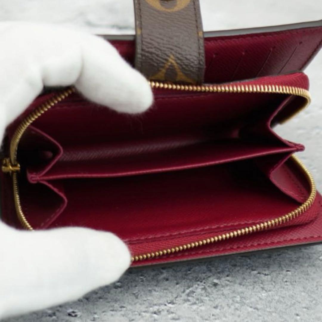 ★超美品★ICタグ ヴィトン モノグラム ポルトフォイユ ジュリエット フーシャ