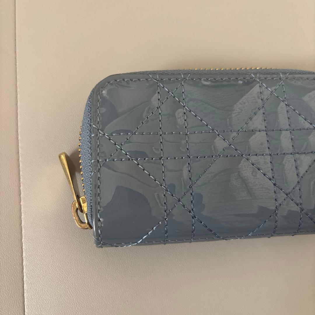 DIOR クリスチャンディオール カナージュケース　ブルー