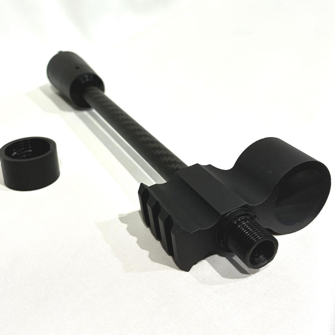 CA870 カーボン製　スリムアウターバレル 20mmレイル付き