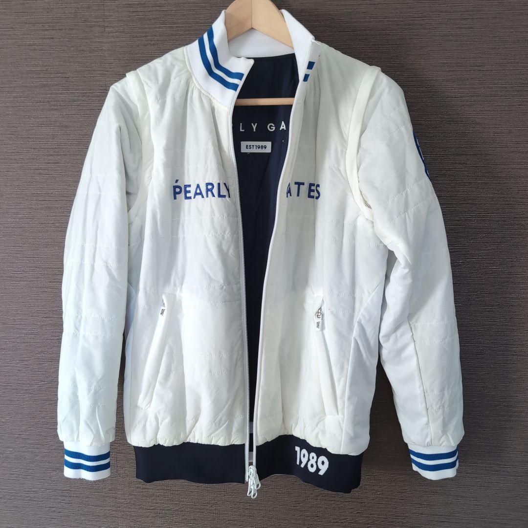 パーリーゲイツの4WAYリバーシブル中綿ゴルフブルゾンジャケット（サイズ0）