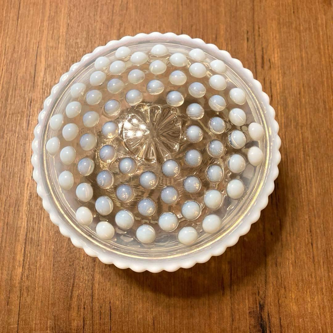 アンカーホッキング社　ムーンストーン　ヴィンテージ 小物入れ