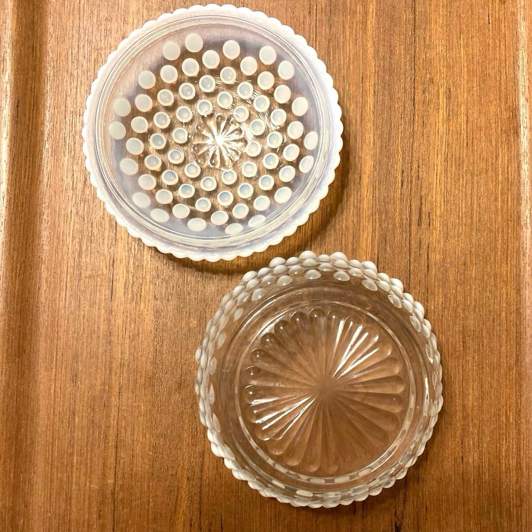 アンカーホッキング社　ムーンストーン　ヴィンテージ 小物入れ