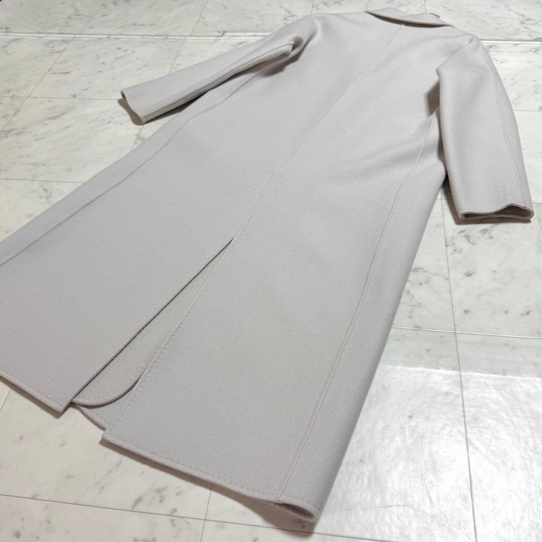 美品 ebure ヘビーメルトン チェスター ロングコート 36 着丈123㎝