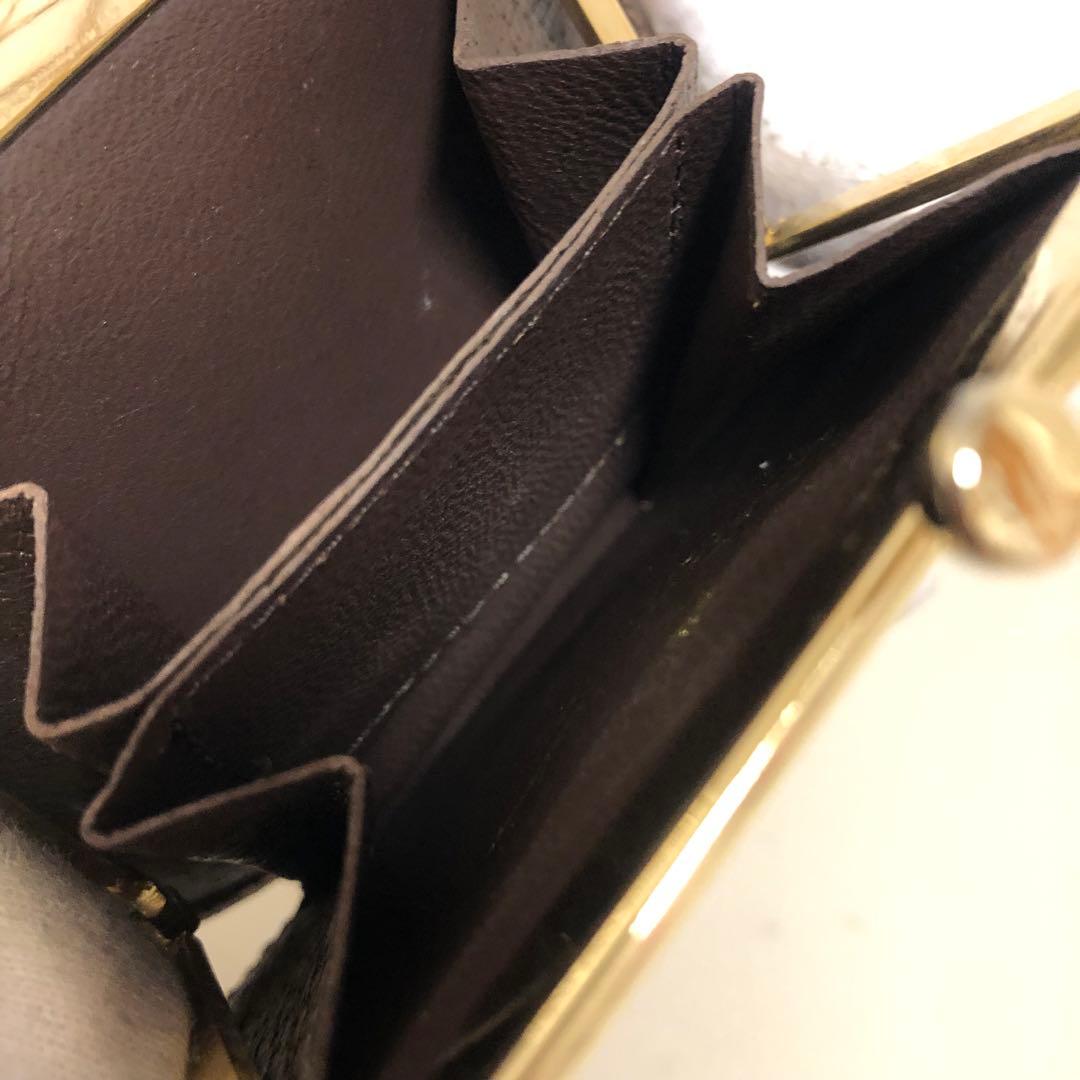 Ｎagi✨様 グッチ　ケース　がま口　GG 柄　PVC レザー