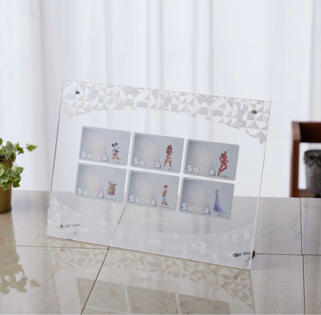ディズニー１００周年記念Suicaカード&アクリルフレーム