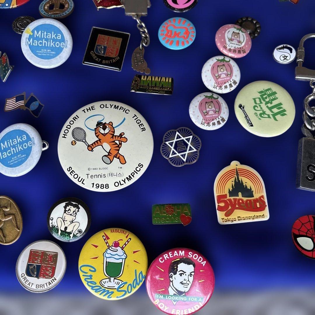バッジコレクション 多彩なデザイン