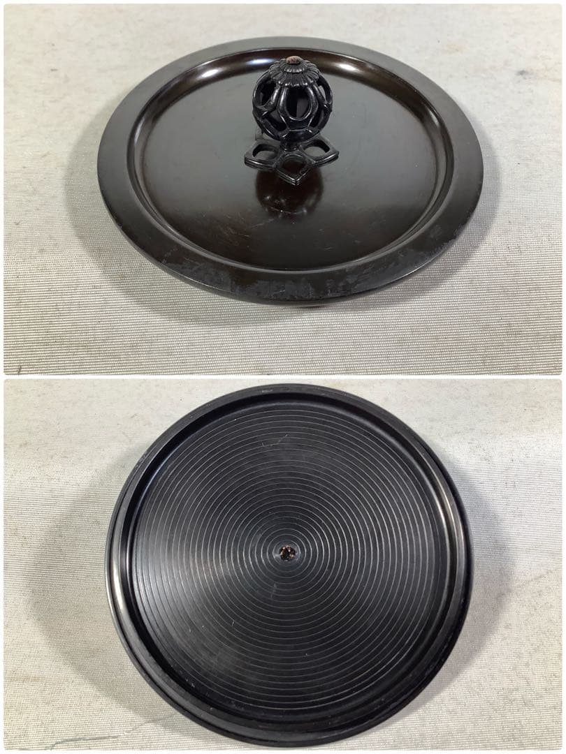 車軸釜　釜師　菊池政光　茶道具　送料無料