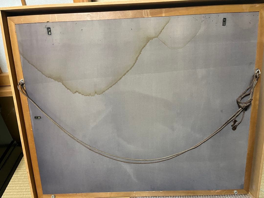 輪島塗漆芸　昇陽松沈金パネル　角野岩次作