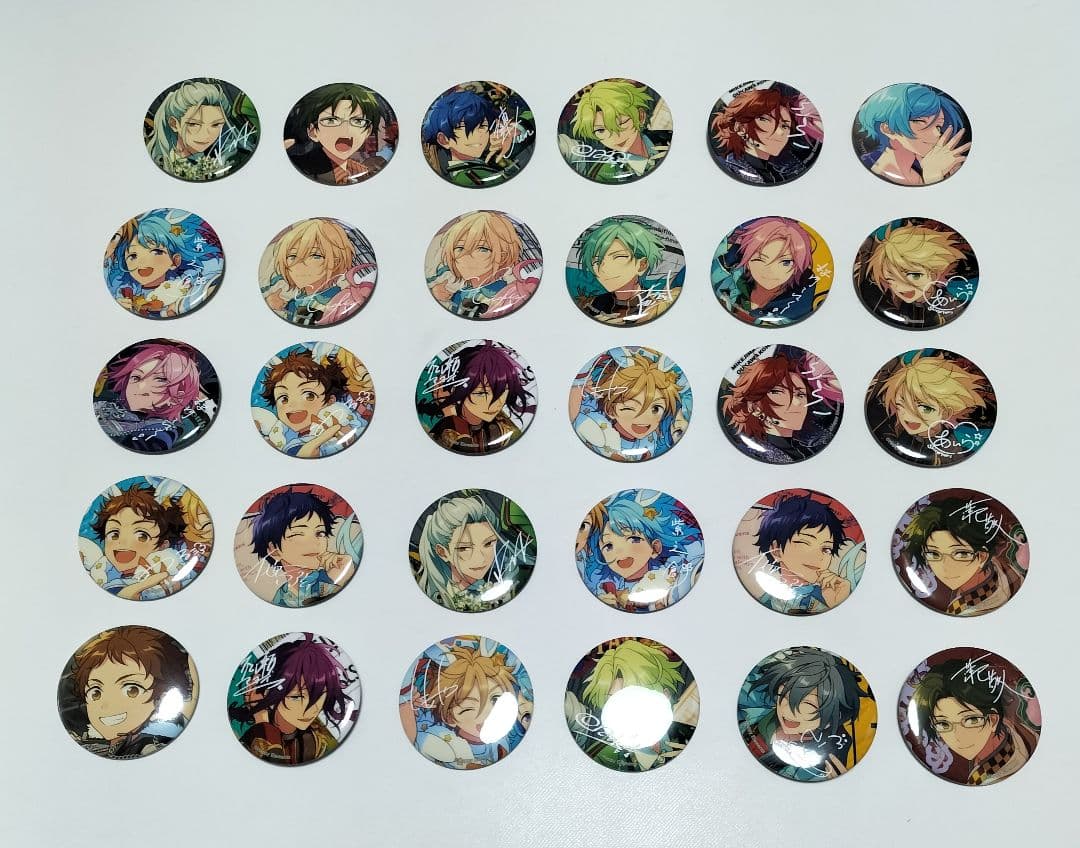 ゆ*可様 あんさんぶるスターズ 缶バッジセット 天満光、椎名ニキ 等 30個セッ