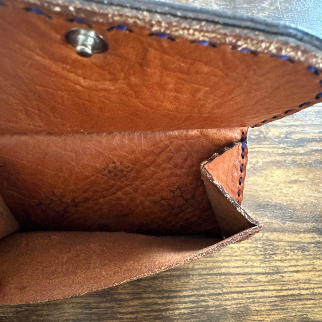 オジャガデザイン✩レザー二つ折り財布