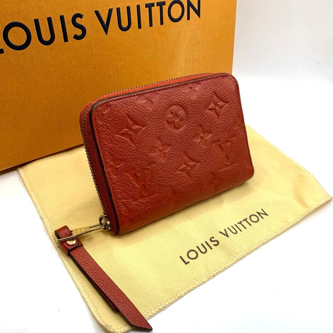 ルイヴィトン アンプラント ジッピーウォレット ラウンドファスナー 折り財布 革