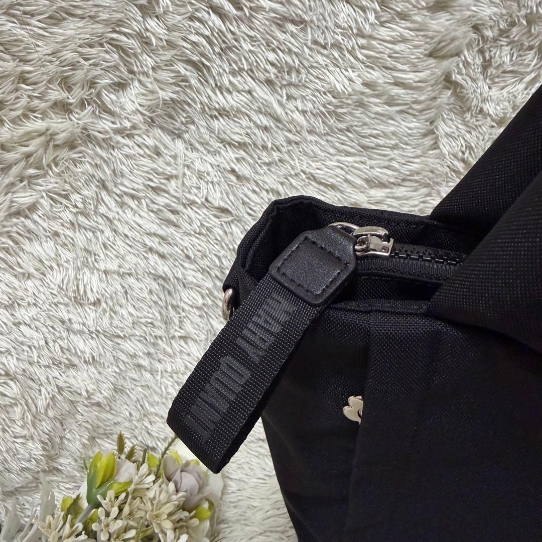 極美品✨マリークワント　デイジーパッチライト2WAYトート　CORDURA 黒