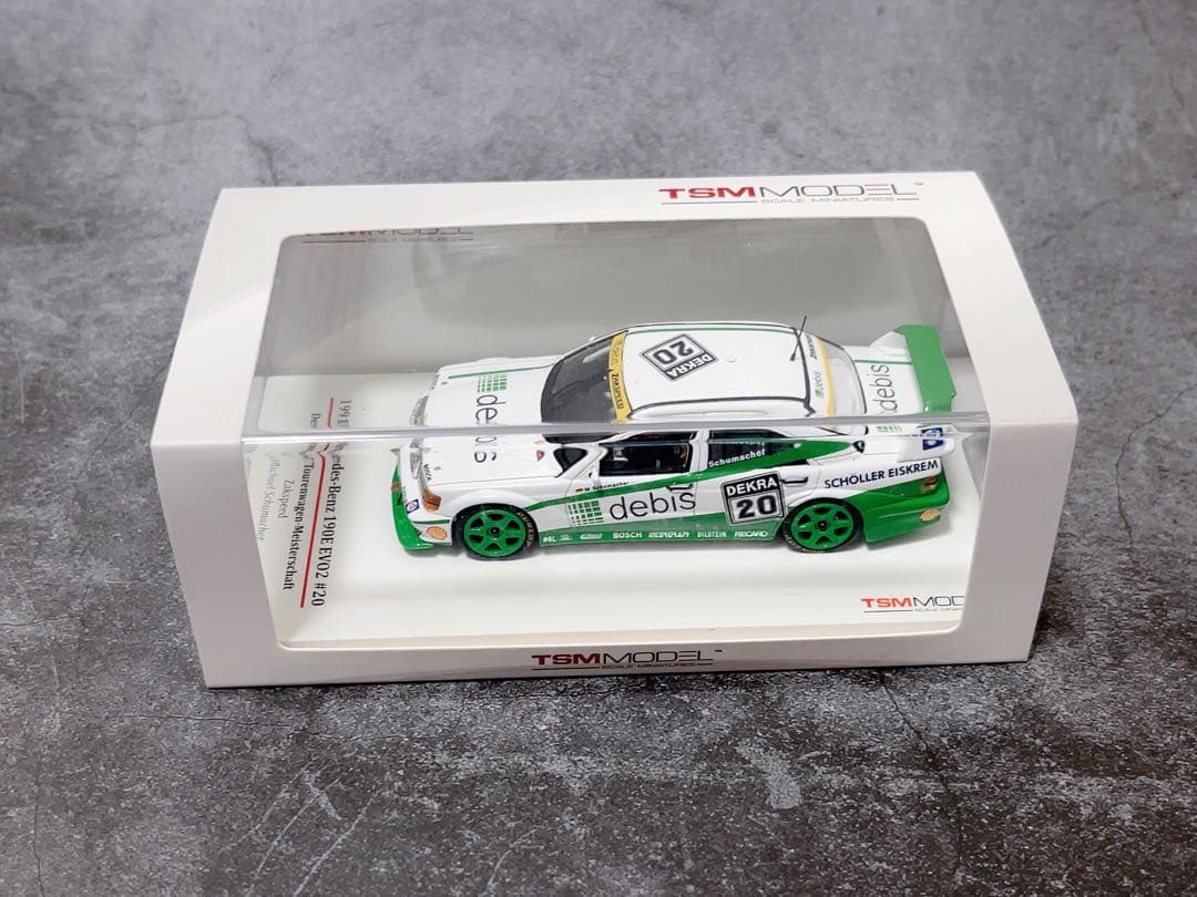 TSM 1/43 190E EVO2 1991 ミハイル・シューマッハ　ミニカー