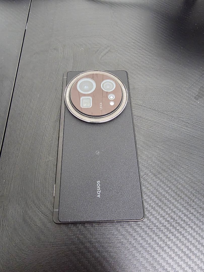 AQUOS スマートフォン ブラック デュアルカメラ美品