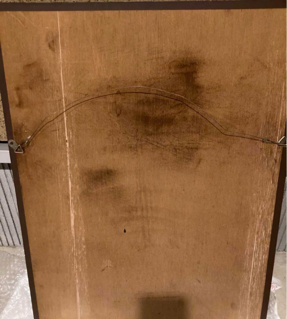 希少品 ココス 木彫り 立体 木製看板 ウッドアート 絵