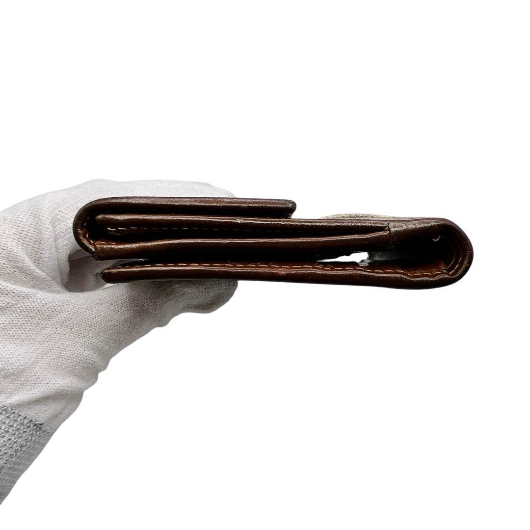 BURBERRY ノバチェック グリーン 折り財布 7713