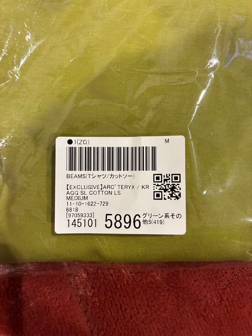 【新品】ARC'TERYX クラッグ SL コットン ロングスリーブ メンズ M