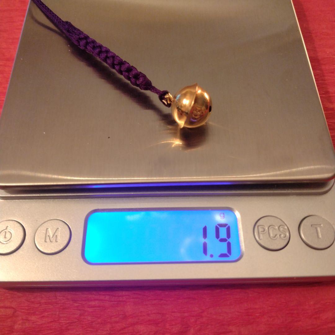 セール　K18　鈴　根付　ストラップ