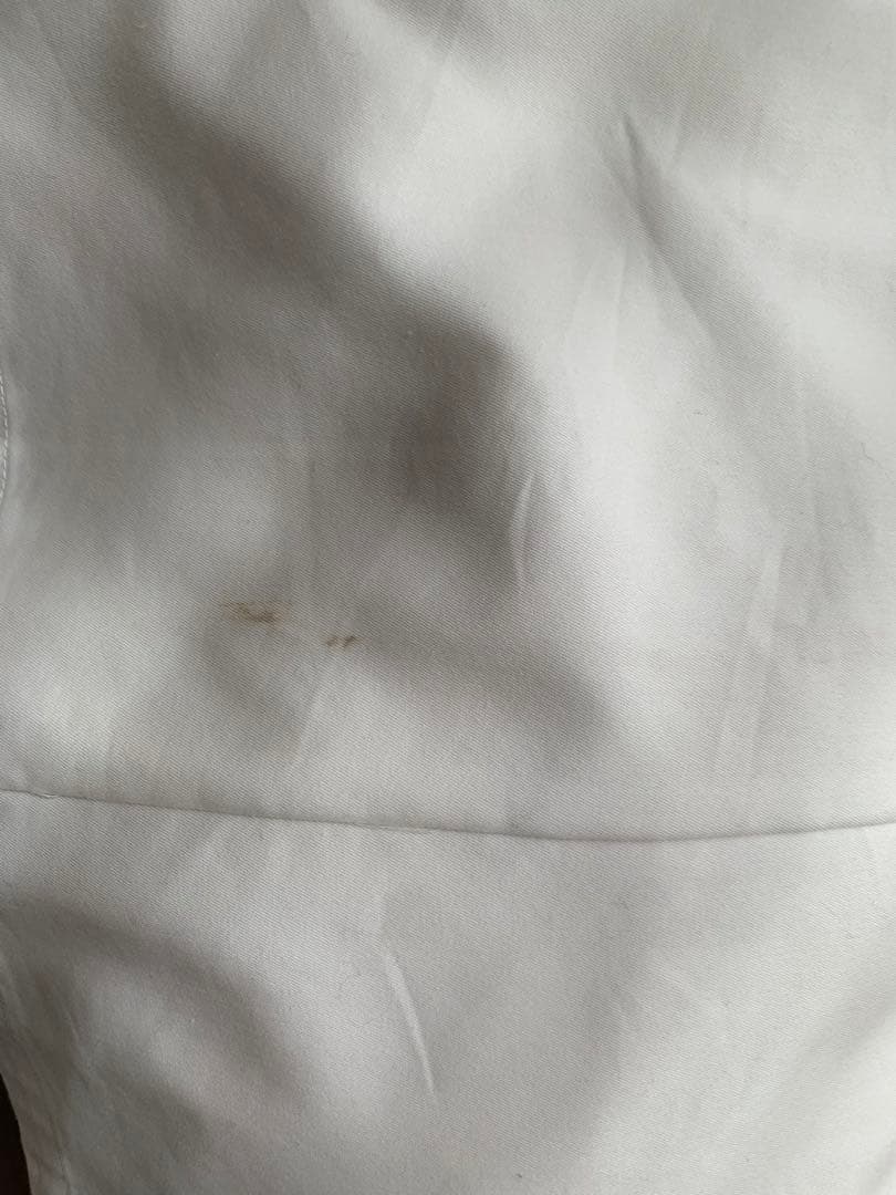 《お値下げ》早いもん勝ちオーラティエ ホワイトデニムパンツ ペプラムベルト付き