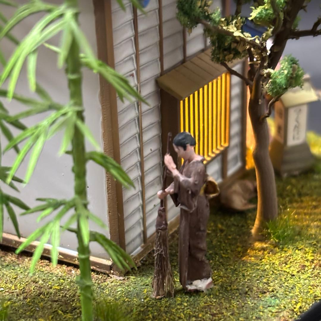 マイクロエース　佃煮屋　風物詩　完成品　ジオラマ