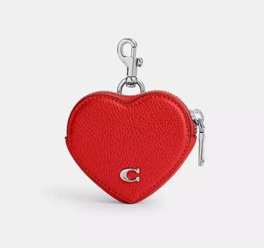 新品coach ハート  パース