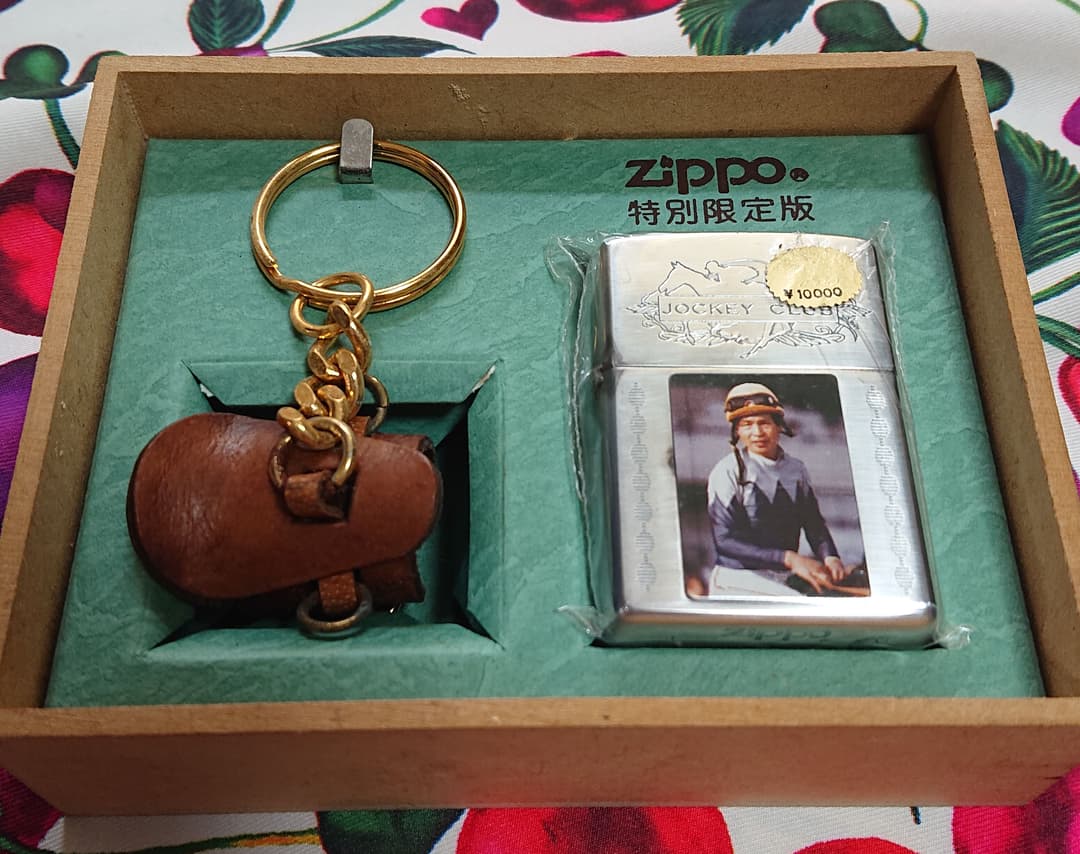 ZIPPO  zippo  ジッポ ジョッキークラブ 岡部幸雄騎手 競馬