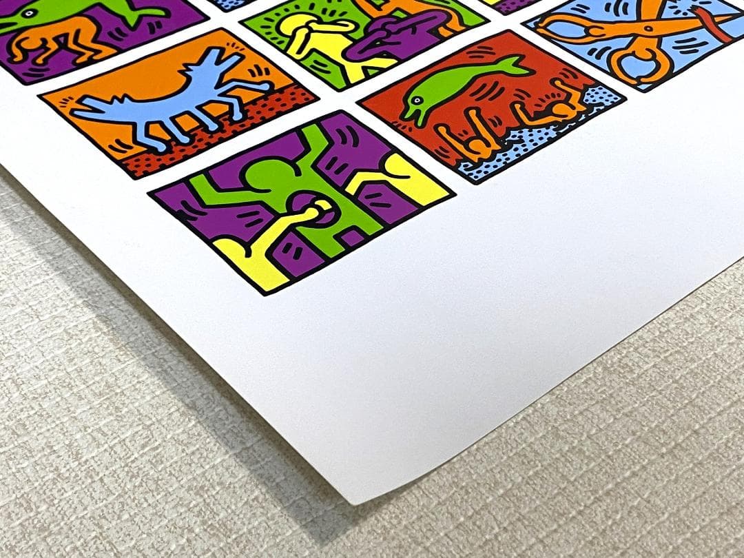 【希少品】キース・ヘリング 大型 リトグラフ