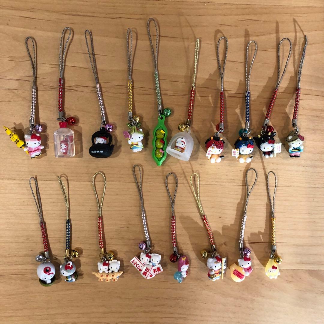 ご当地キティちゃんストラップ 112個まとめ売り