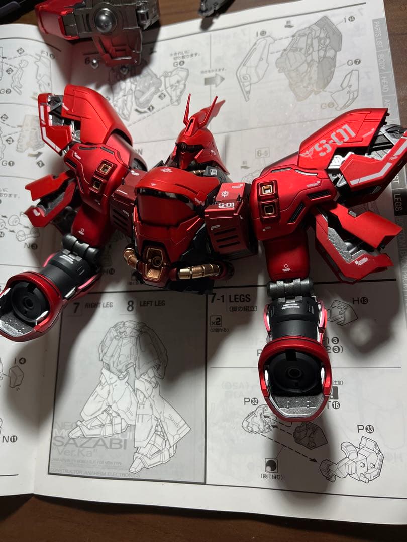 MG V er. ka サザビー　キャンディ塗装完成品